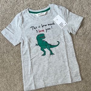 NWT H&M T-Rex “This is how much I love you!” Tee